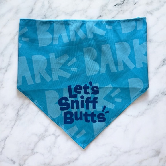 DOG Bandana - Let’s Sniff Butts - Size L Large - Picture 1 of 1